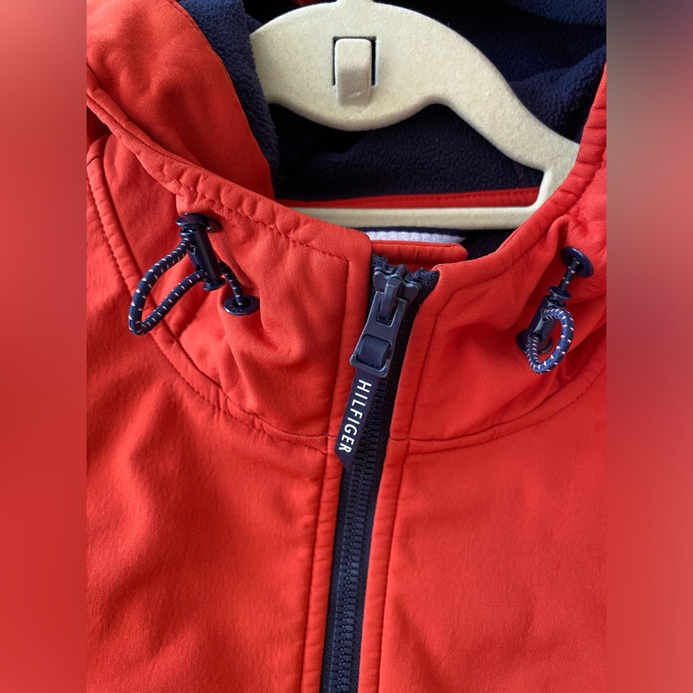 Tommy Hilfiger Men's Soft Shell Performance Hoody Logo Jacket Size M - Picture 10 of 11